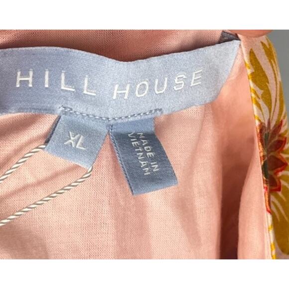 HILL HOUSE Sz XL 2pc Kate Midi Skirt Clara Crop Top Set Floral Block Stripe NWT - Picture 10 of 13